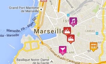 zemljevid gay Marseille