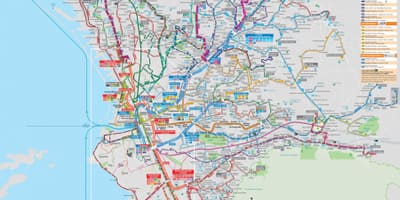 Marseille prevoz zemljevid