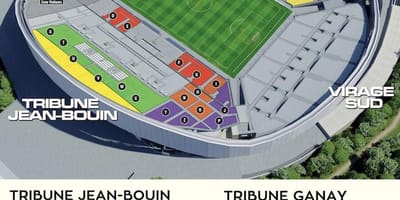 Zemljevid Marseille nogometni stadion 